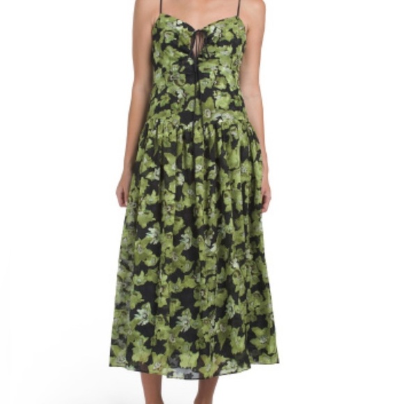 Endless Rose Dresses & Skirts - Endless Rose /maxi Floral Green and Black Women's Dress Medium